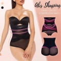 Miniatyrbilde 5 av 5: Høytaljet Kompresjonsformerende Slimming Korsett Mageformende Bukser Truser Shapewear Black 3XL