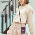 Miniatyrbild 5 av 5: Galaxy Z Flip 5 Plånboksfodral, crossbody mjukt läderfodral för Samsung Galaxy Z Flip 5 med 6 kortfack Dark Purple