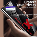 Miniatyrbild 2 av 5: Privacy Magnetfodral för Samsung Galaxy S24 Ultra/s24 Plus/24 Anti-Spion Magnetiskt Dubbelsidigt Härdat Glasskydd Purple Galaxy S24