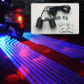 Miniatyrbilde 1 av 5: Motorsykkel LED-lamper Velkomst Dør Hilsenlys Med Projektor Engler Vinger LED Teppe Underlys A02
