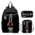 Miniatyrbild 2 av 5: 2024 Nya Teenage Mutant Ninja Turtles Skolväska Axelväska Pennväska 3-pack 16\" Ryggsäck Cartoon Tryckt Väskor Pojkar Födelsedagspresent T-12