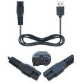 Pikkukuva 2 / 5: Lemmikieläinten sähköparranajokoneen USB-latauskaapeli virtajohto C6/c7 hiustenleikkurille