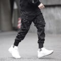 Miniatyrbillede 4 af 4: Mænd Hip Hop, Bånd, Lomme Cargo Bukser L