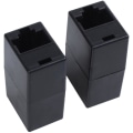 Pikkukuva 5 / 5: 5 kpl Mustaa 8p8c RJ45 RJ45 Naaras/naaras Ethernet Inline-liitinsovitin
