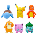 Miniatyrbillede 1 af 5: 6 stk. Pokémon Figurer Super Søde Samleobjekter Mini Pikachus Squirtle Bulbasaur Psyduck Charmander Jigglypuff Figur Model Legetøj