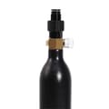 Tank Regulator Ventil PÅ/AV ASA Adapter G1/2-14 Gängskydd, CO2/Tryckluft Stiftventil Nedtryckare Black