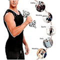 Miniatyrbilde 2 av 5: Gynecomastia Kompresstanktopp Sauna Svette Trenings Shapewear (1 stk) L of XL