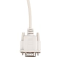 Miniatyrbilde 5 av 5: 1,4m RS232 DB9 9-pin hann til VGA video 15-pin hann adapter lys grå