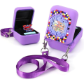 Miniatyrbild 1 av 5: Silikonfodral för Bitzees interaktiva digitala husdjursleksak, skyddande hudfodral med snodd för Bitzee virtuella elektroniska husdjurstillbehör Purple
