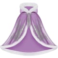 Miniatyrbillede 2 af 5: Vendbar Kappe til Børn og Voksne, Påske Nytår Kappe Fantasikostume Vampyr Hexe Troldmand Rollespil Kappe-zong Purple 90cm