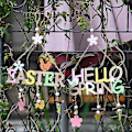Pikkukuva 4 / 5: Sijial Hello Spring Easter Kirjain Puinen Ripustuskoriste Kotijuhlat Festivaali Koristelu Hello Spring Ornament
