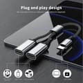 Miniatyrbillede 2 af 5: USB C Splitter Type C til Dual USB C Han Adapter 480Mbps Type C til Dual USB C Dual Adapter USB Splitter Kabel Konverter