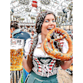 Pikkukuva 4 / 5: Uusi naisten Dirndl Baijerilainen naisten perinteinen mekko Oluttyttömekko Pusero Esiliina XXL