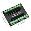 Miniatyrbild 2 av 5: Esp32 Breakout-kort Gpio 1 till 2 Kompatibel med Nodemcu-32s Lua 38pin Gpio Expansionskort