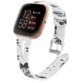 Armband för Fitbit Versa 2, för Fitbit Versa 2 White Ash Flower