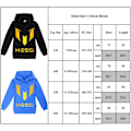 Miniatyrbilde 3 av 3: Messi Hoodie Fotballstjerne Jenteklær Barn Mote Gutter Messi Hoodie Rød Ed Ed 150 cm