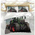 Miniatyrbild 2 av 4: Traktor Täcke Set 2/3 Delar Pojkar Traktor Sängkläder Set Med Kuddfodral 50x75 Cm För Barn Barn Tonåringar 140x210cm