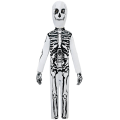 Miniatyrbillede 3 af 5: Skelet-Bodystocking, Handsker og Maske Cosplay Sæt til Børn (3-14 år) 5-7 Years