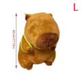 Miniatyrbillede 1 af 5: Capybara Plys Simulering Capibara Anime Plyslegetøj Internetberømthed Sød L