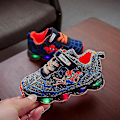 Miniatyrbilde 1 av 3: Barnsportsko Spiderman med lysende joggesko for barn LED-lysende sko for gutter blue 22