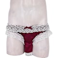 Miniatyrbillede 4 af 5: Mænds Åben Front Thong Terracotta L