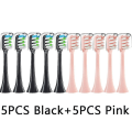 Pikkukuva 2 / 4: 10 kpl Vaihtoharjapäitä Dupont Pehmeä Sopiva Imuroida Terveet Harjakset Suuttimet Soocas X3/x3u/x5 Sonic Sähköhammasharja 10White