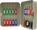 Key Cabinet with 20 Keys, Lockable and Wall-Mountable