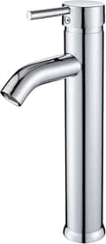 Adjustable Hot and Cold Water Mixer, Easy-Control Basin Faucet Chrome-Plated Surface Single Handle One Hole