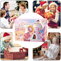 Miniatyrbild 5 av 5: Julmakeup-Adventskalender Julkalender Presentaskar Jul 24-dagars Adventsnedräkning Presentaskar för Barn style 3