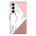 Miniatyrbild 5 av 5: För Samsung Galaxy A56 5G Plånboksfodral Mönstertryck Stativ Läder Flip Telefonfodral Multicolor Triangular Marble