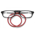 Pikkukuva 2 / 5: Lukulasit Korkealaatuiset Tr Magneettiset Imu- ja Kaula-ripustus Funky Lukulasit Red 2.75 Magnification