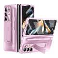 Miniatyrbilde 1 av 5: Galaxy Z Fold 5 Etui med S Pen og S Pen-spor, innebygd skjermbeskytter og kickstand for Samsung Galaxy Z Fold 5 Pink
