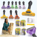 Miniatyrbilde 1 av 5: Furminator Fellingstangsverktøy for Stell av Katter og Hunder - Børst, Rake, Kam for Lang og Kort Pels Cat short hair S