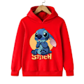 Miniatyrbild 1 av 5: Rolig 90-tals Jul Stitch Hoodie Barnkläder Cartoon Kläder Flickor Pojkar Lilo och Stitch Tröja Hoodie Baby Casual Topp 59009 59009 130CM