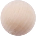 Pikkukuva 1 / 2: Luonnollinen pyöreä kova puupallo, viimeistelemätön käsityöpallot DIY-käsityöprojekteihin, puun väri, 6 cm 8cm