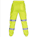 Pikkukuva 2 / 3: Aikuisten turvallisuus työhousut Hi Vis Viz näkyvyys joustava vyötärö hikihousut Green 4XL