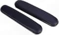Rullestol Armlene Puter - 2 Pakke Universale Polstrede Lær-kompatible Armputer Black Leather handrail Short