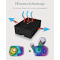 Miniatyrbild 2 av 5: ICY BOX 60655 Skyddande fodral för Raspberry Pi 5