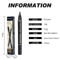 Miniatyrbillede 2 af 5: 2 i 1 Eyeliner Katteøje Stempel & Filtspids Vandfast Eyeliner Pen Dobbelt Endet Flydende Pen