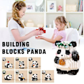 Miniatyrbild 4 av 5: Panda Byggklossar Sött Tecknat Set Pedagogisk Leksak Kompatibel med Barn Pojkar Flickor Flower