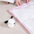 Miniatyrbilde 5 av 5: Kompresjonspose Elektrisk Sugpumpe Universell Husholdningsklær Tepper Oppbevaringspose Elektrisk Sugpumpe Vakuumpumpe (LGL) C