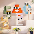 Miniatyrbilde 3 av 4: 26 Stilige Alfabetiske Byggeklosser Sett Engelske Bokstaver Lore (a-z) Utdanningsklosser Leke for Barn Kid Buildmoc Bursdagsgaver C