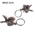 Pikkukuva 1 / 4: Shimano Altus Sl-m315 Vaihtaja 2x7 2x8 3x7 3x8 14 16 21 24 Nopeutta Mtb Maastopyörä Vaihdevipu Transmission Trigger Set m315 2x7s