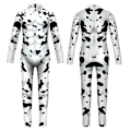 Pikkukuva 3 / 5: Dalmatianien Cosplay-asu Aikuisille ja Lapsille Eläinpuku Halloween-naamiainen Karnevaaliasu 110 cm
