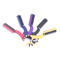 Miniatyrbillede 2 af 5: Straight Edge Barber Razor Skægbarbering Tommelfinger Rustfrit Stål Blads Holder Blue