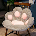 Miniatyrbilde 5 av 5: Kattens pote pute Søt sete pute Kattens pote form Lat sofa Bjørnens pote kontorstol pute Koselig varm plysj sofa dekorasjon pute #jjwj001 DeepGrey Small