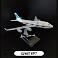 Miniatyrbild 1 av 5: Skala 1:400 Metallflygplansmodell Emirates Airlines A380 B777 Diecast Modell Flygplan Samlarföremål Leksaker För Pojkar 108.KUWAIT B747