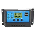 PWMUSB Solar Charge Controller, 12V 24V Solar Charge V Solar Charge Controller PWM Solar Charge Controller Solid Performance