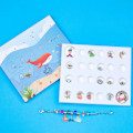 Miniatyrbillede 4 af 5: Julekalender 2023 DIY Charm Armbånd Countdown Kalender med 2 Søde Armbånd 22 Unikke Charm Smykker til Piger style 5