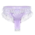 Miniatyrbilde 1 av 5: Herre Åpen Front Thong Violet M